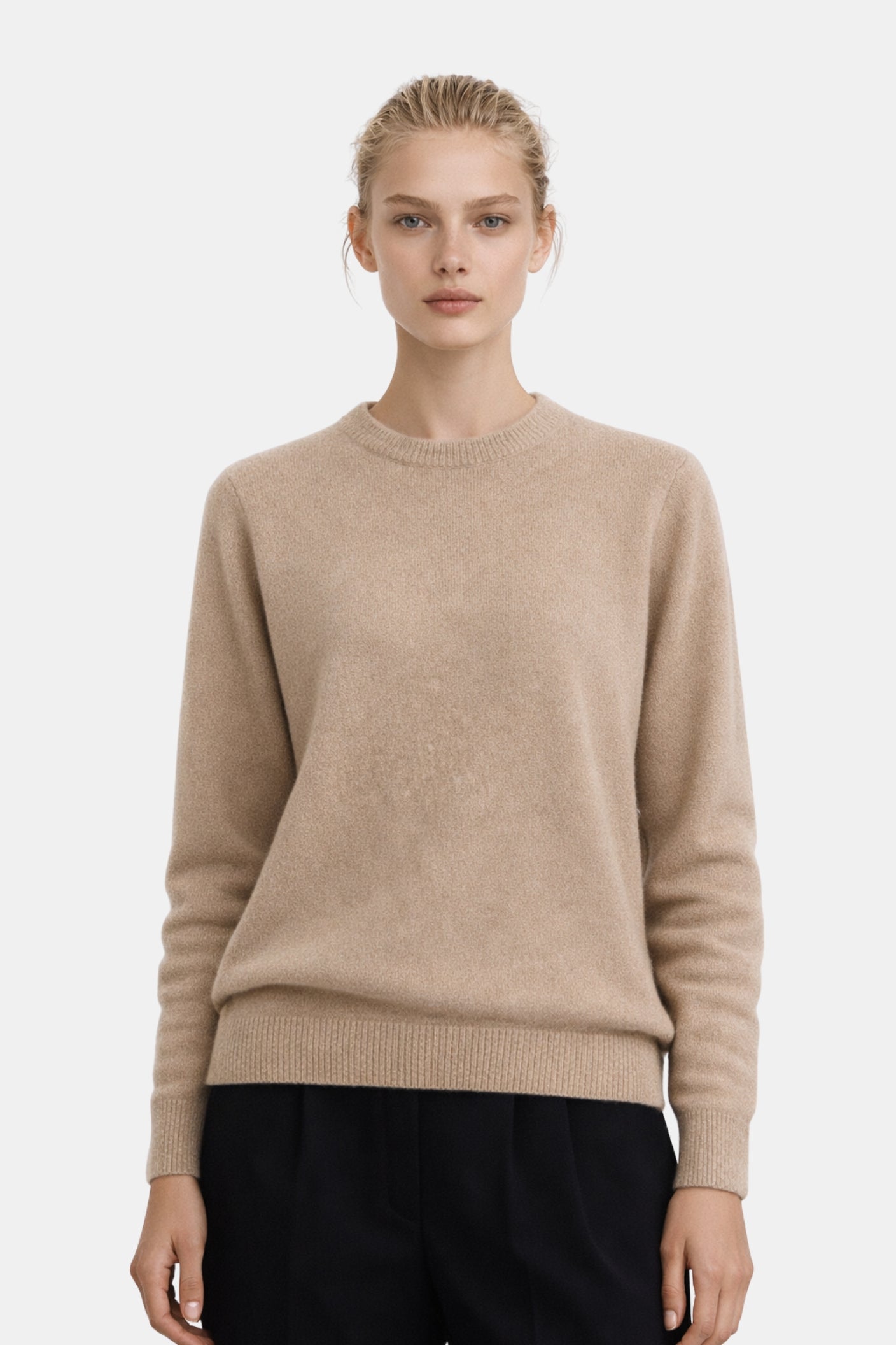 Mongolian Cashmere Crewneck Sweater