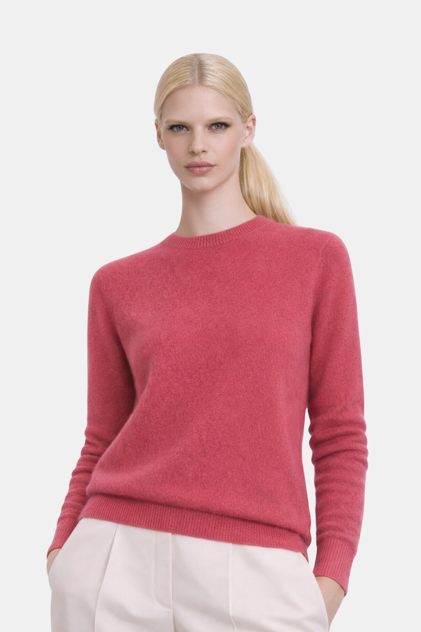 Mongolian Cashmere Crewneck Sweater