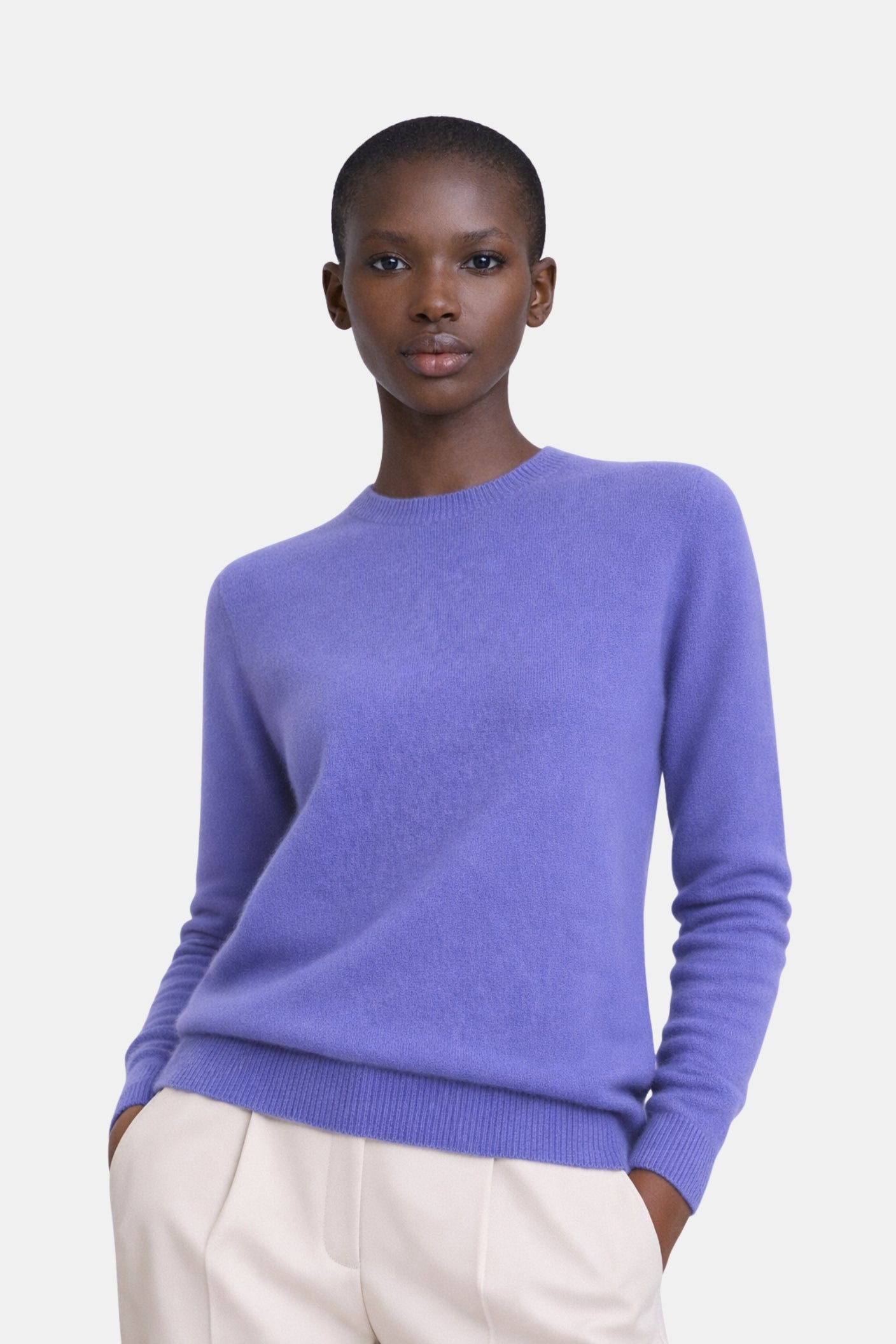 Mongolian Cashmere Crewneck Sweater
