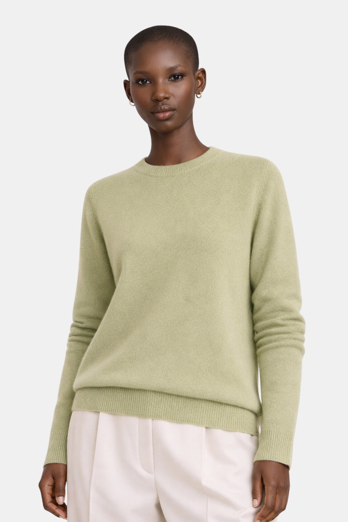 Mongolian Cashmere Crewneck Sweater