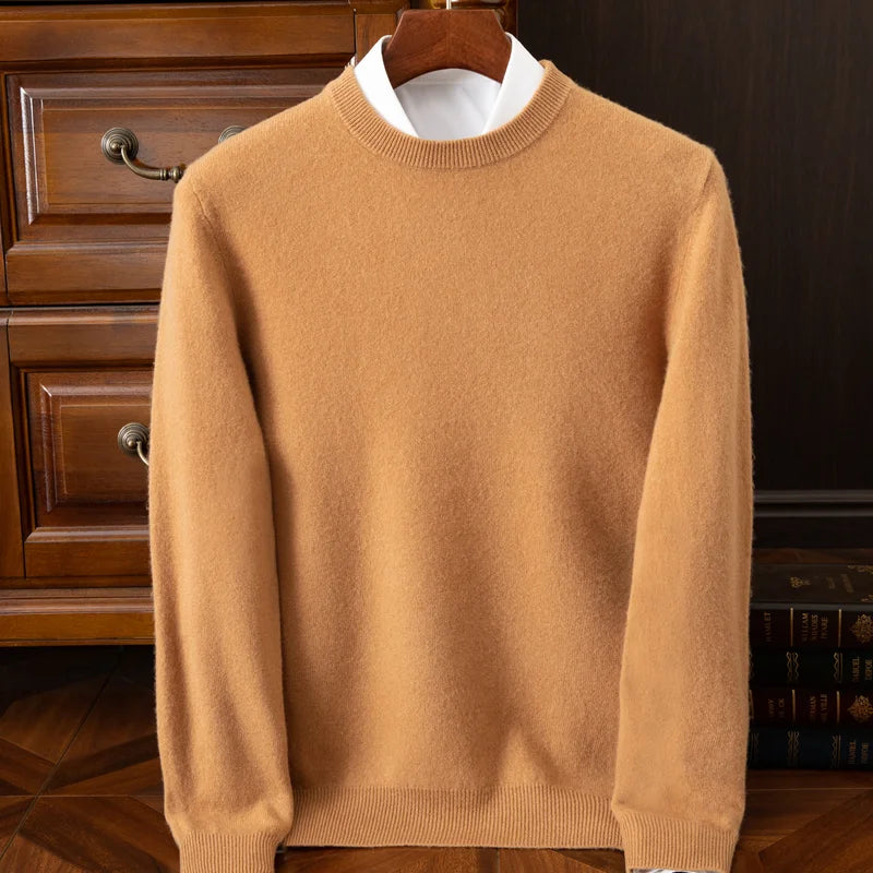 Mongolian Cashmere Crewneck Sweater