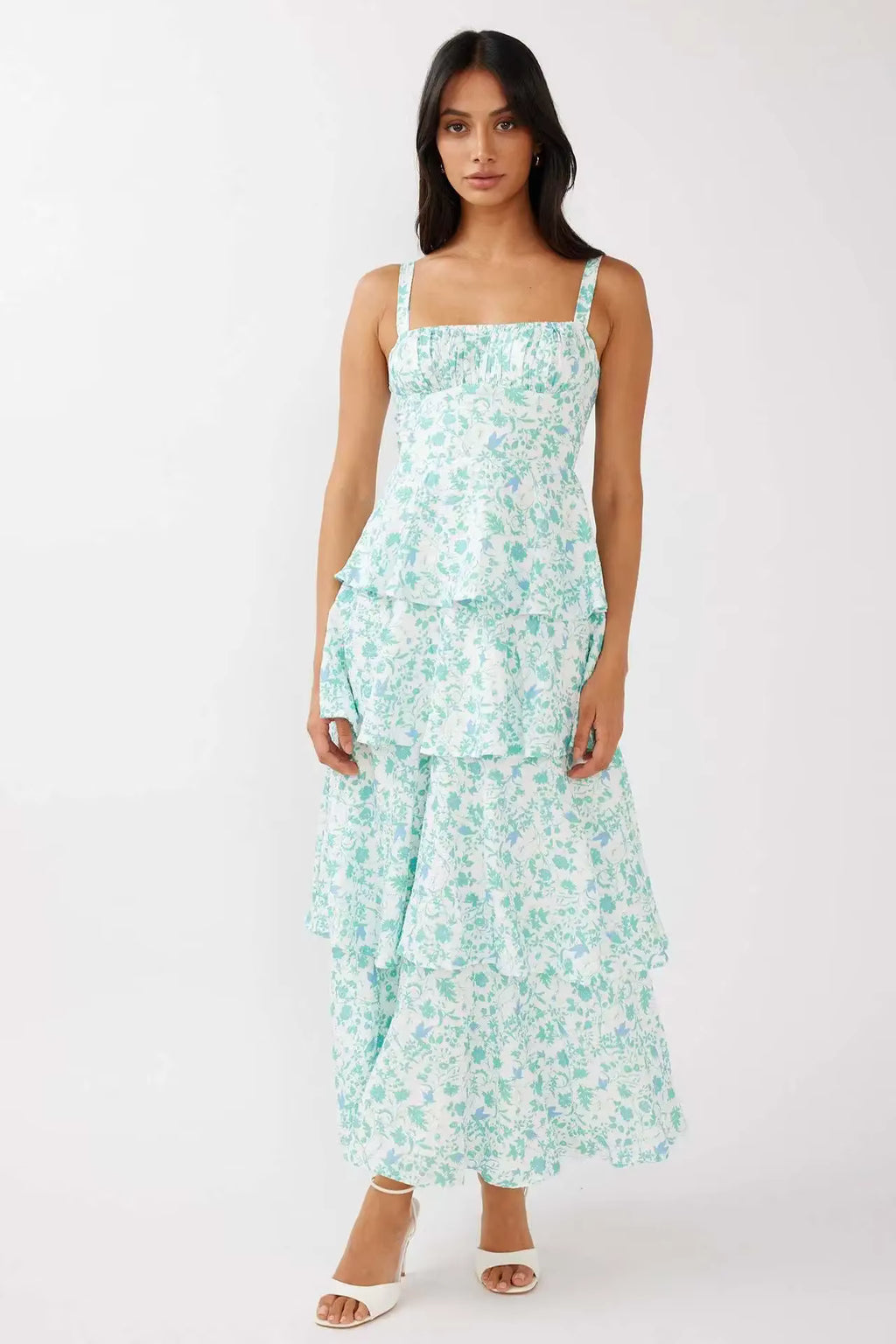 Floral Tiered Summer Dress