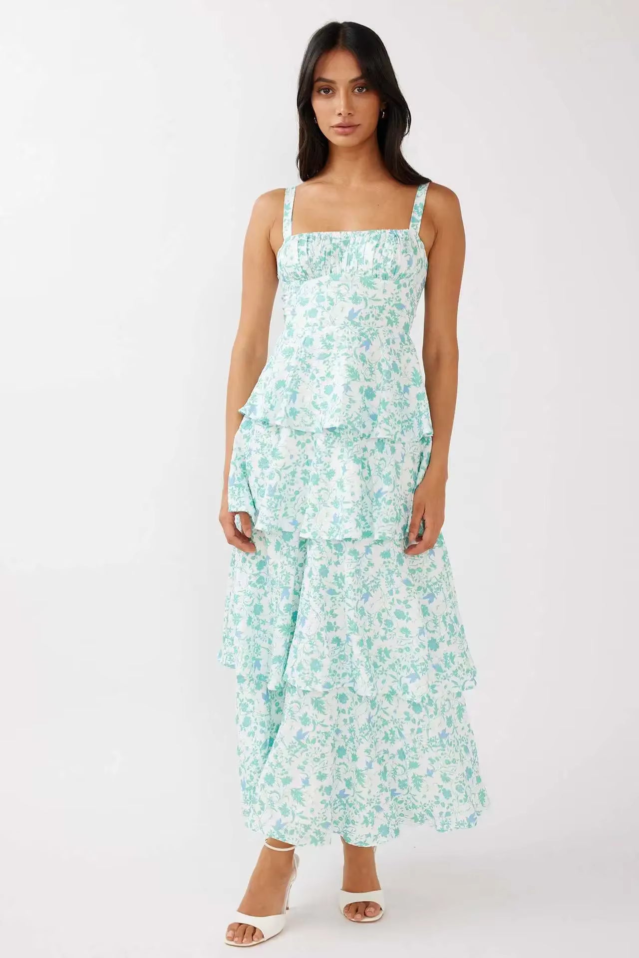 Floral Tiered Summer Dress