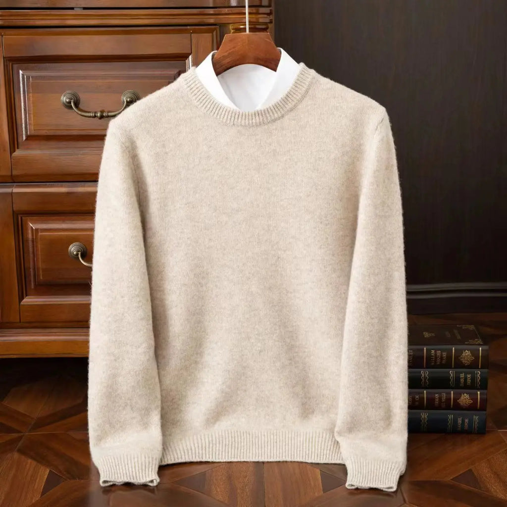 Mongolian Cashmere Crewneck Sweater