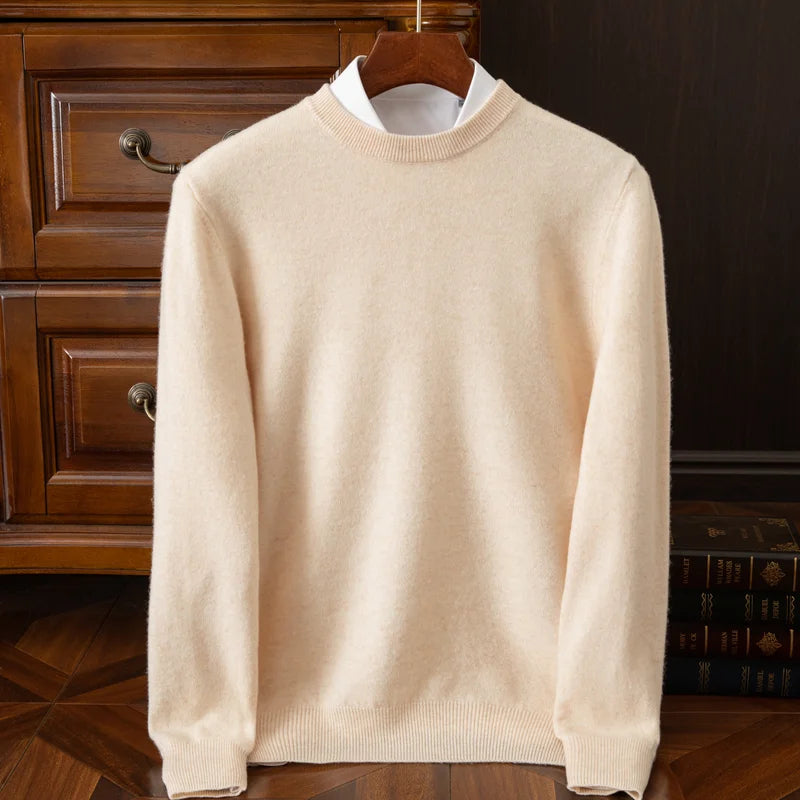 Mongolian Cashmere Crewneck Sweater