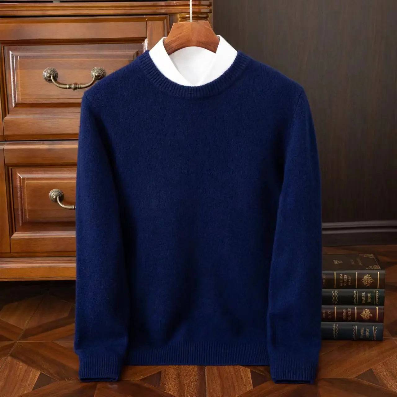 Mongolian Cashmere Crewneck Sweater