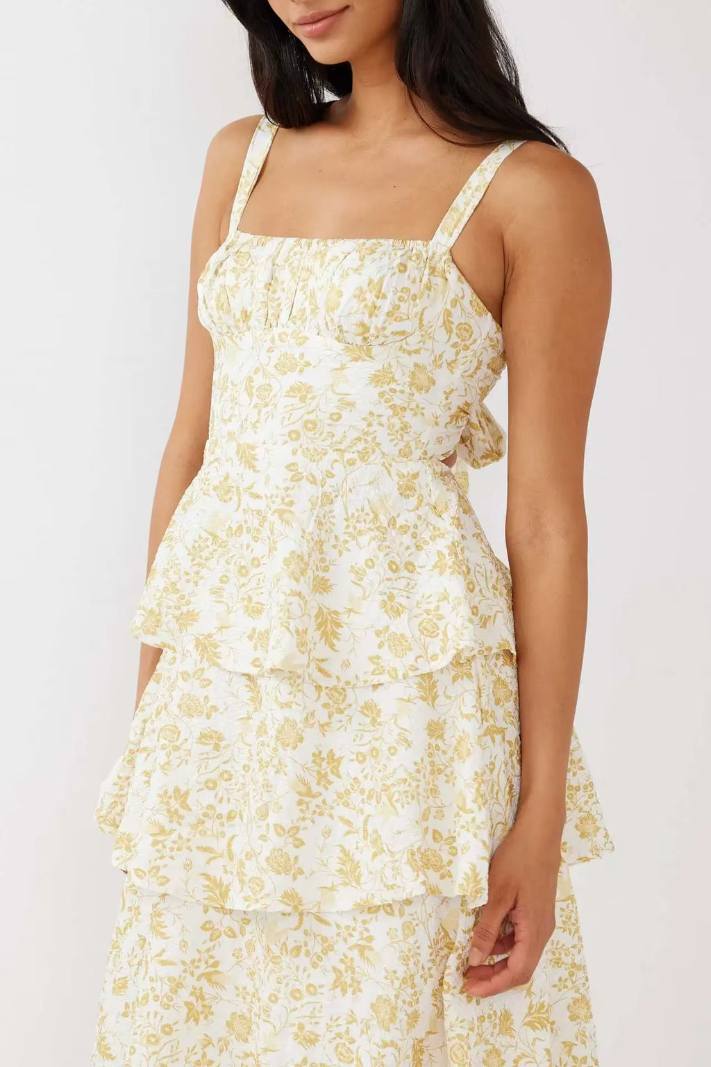 Floral Tiered Summer Dress