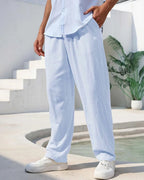 European Linen Relaxed Fit Pants