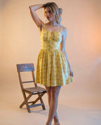 Camille Floral Chiffon Mini Dress