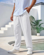 European Linen Relaxed Fit Pants