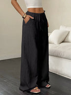 100% European Linen Wide Leg Pants