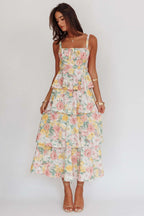 Floral Tiered Summer Dress