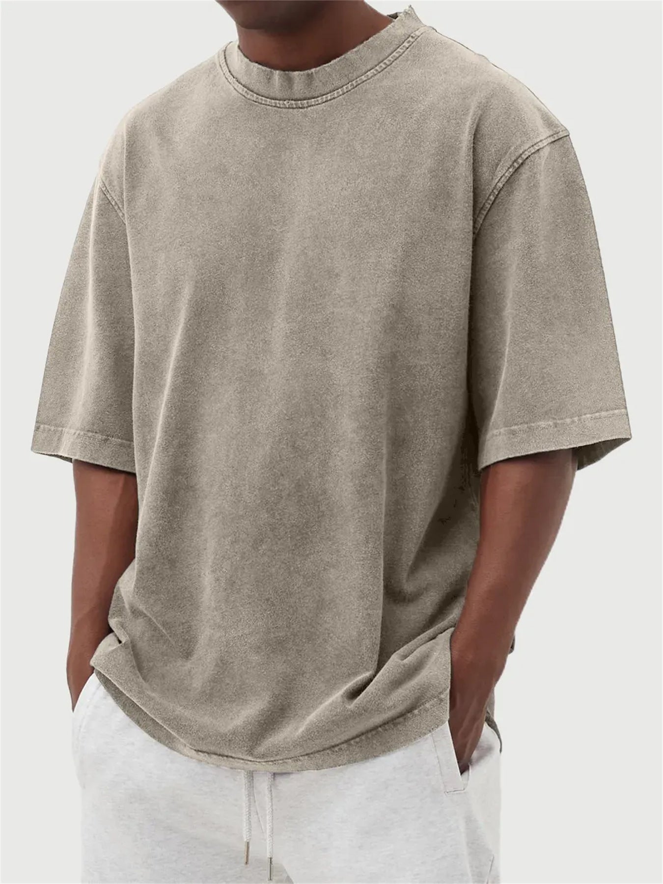Men's Vintage Washed Oversized Tee