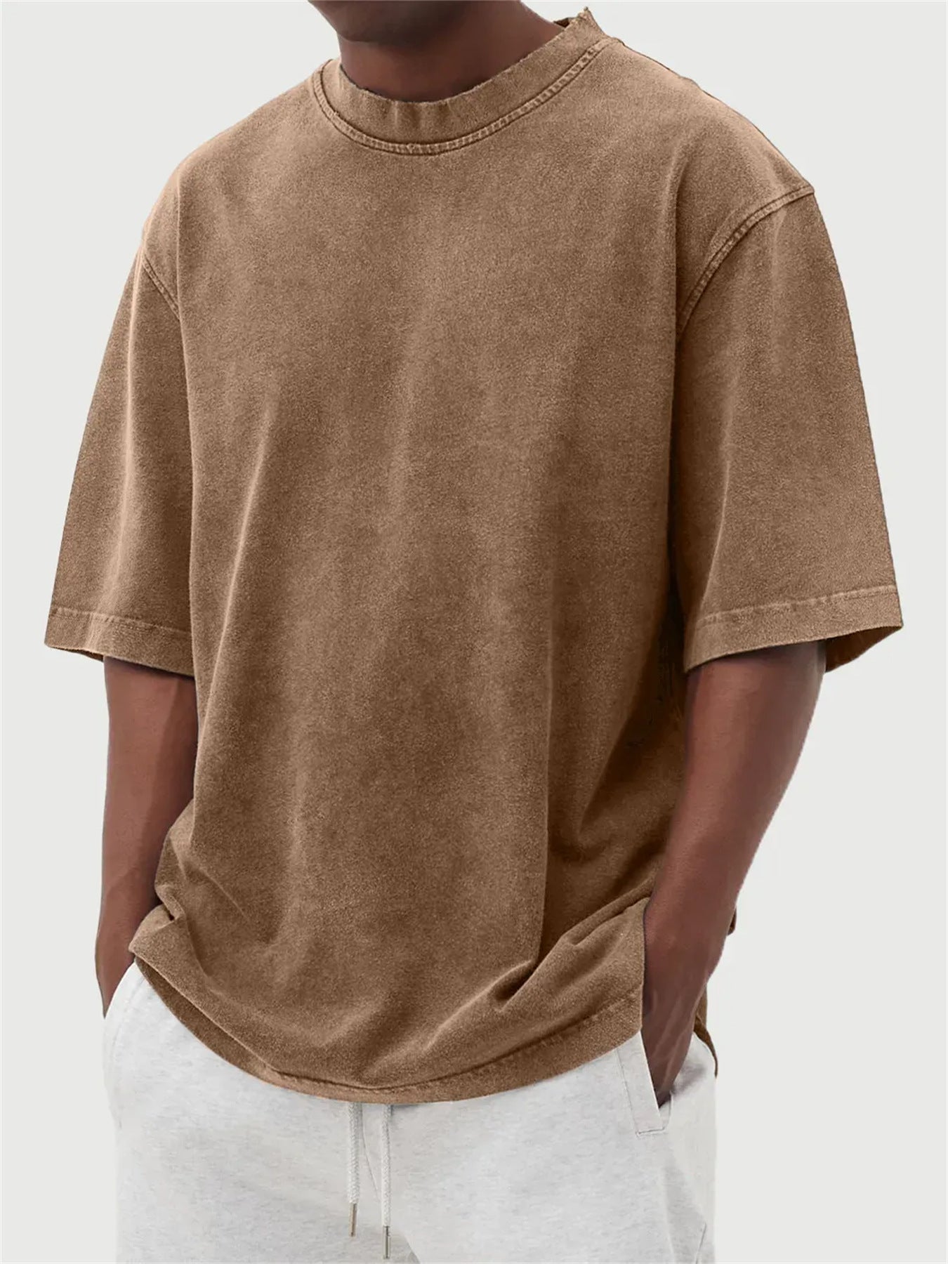 Men's Vintage Washed Oversized Tee