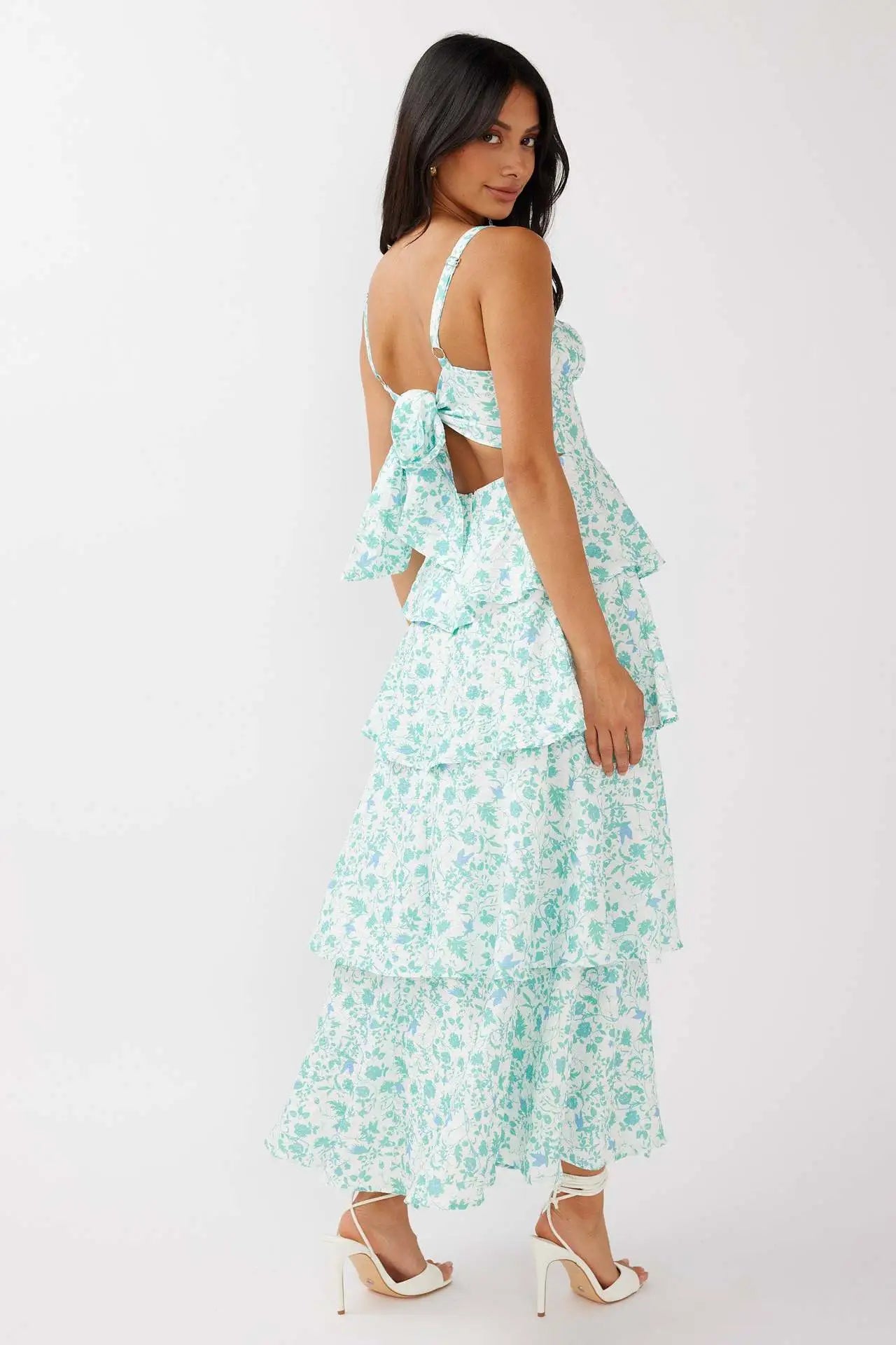 Floral Tiered Summer Dress