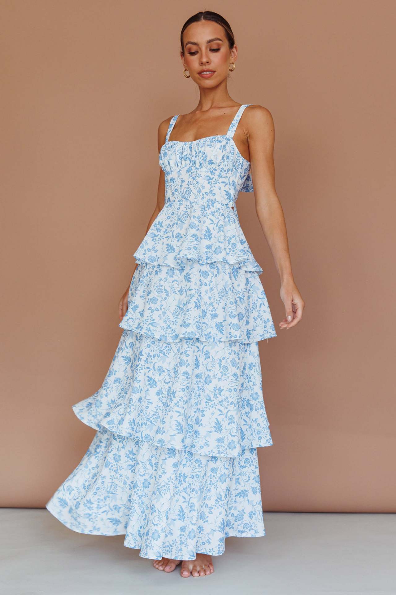 Floral Tiered Summer Dress