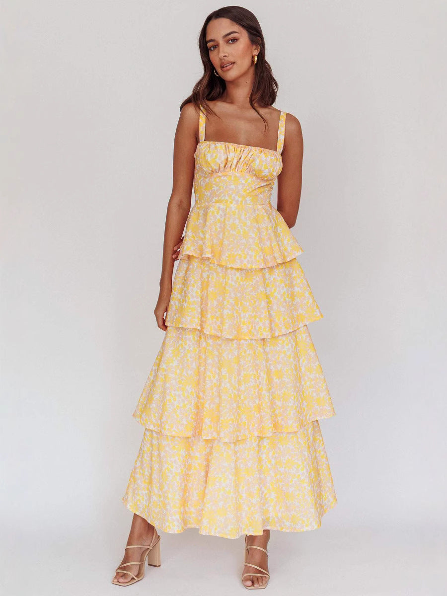 Floral Tiered Summer Dress