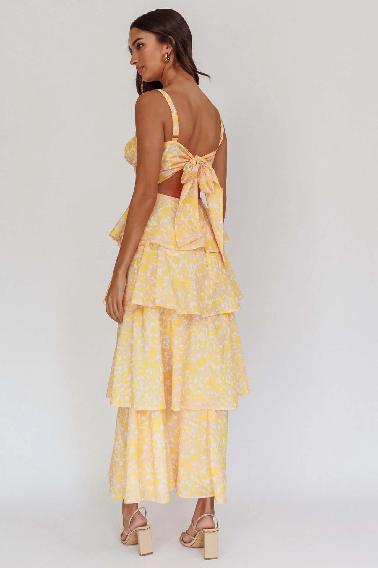 Floral Tiered Summer Dress