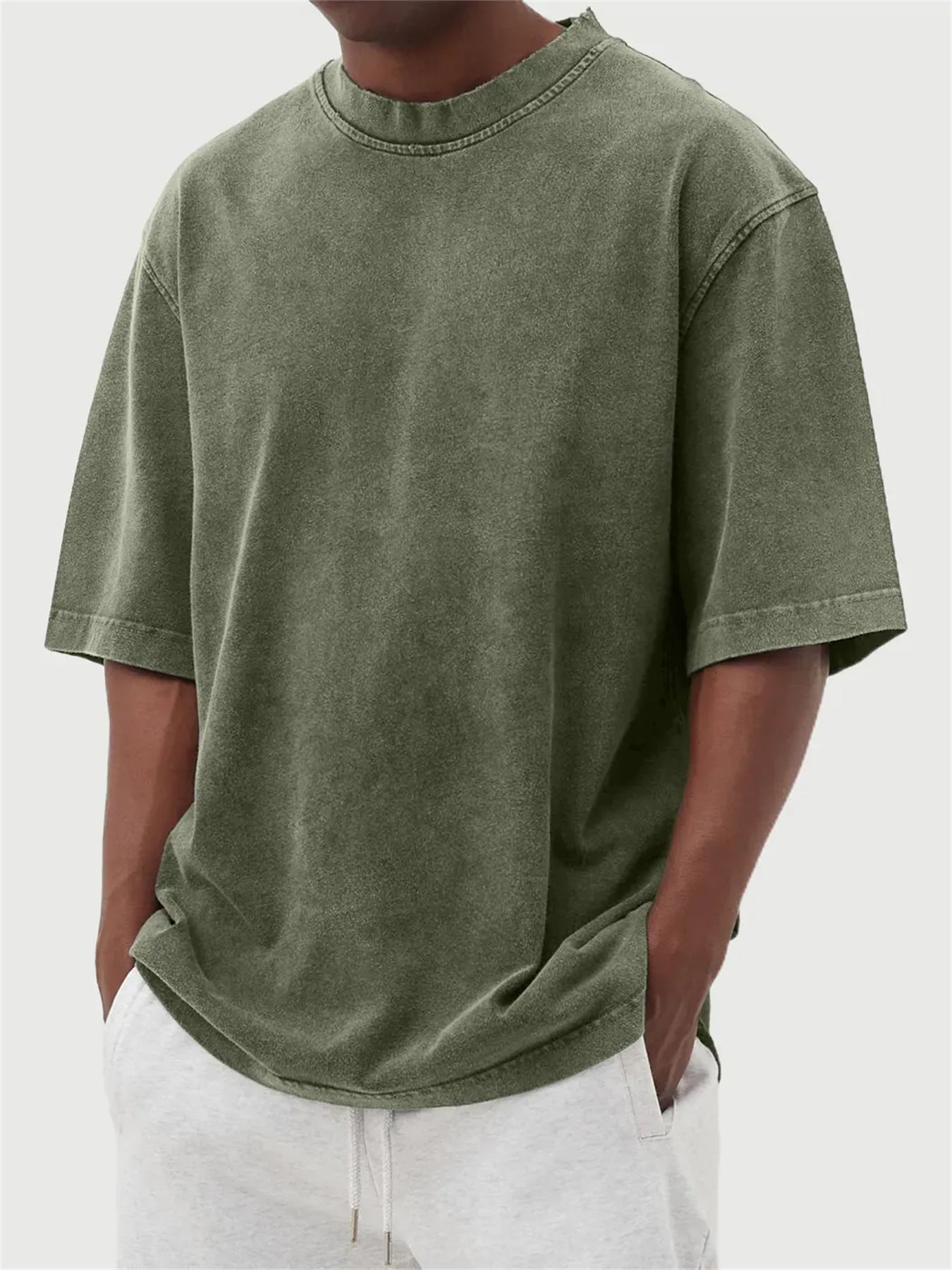 Men's Vintage Washed Oversized Tee
